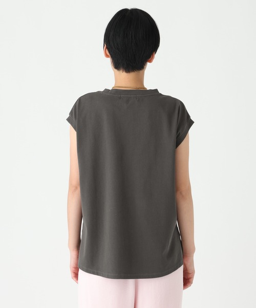 Elura（エルーラ）の「ピグメント風フレンチT/679120（Tシャツ/カットソー・レディース・ブラウン/チャコールグレー・FREE）」の11枚目の写真