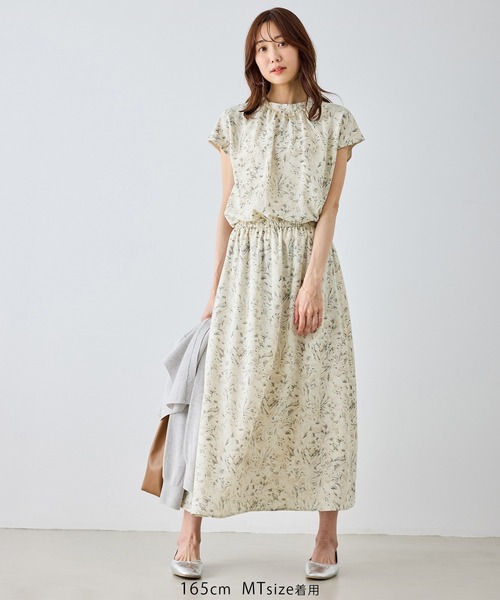 ROPE' PICNIC(ロペピクニック)の「【WEB限定サイズ】小花柄&線画アソートワンピース(ワンピース・レディース・キナリ/ブラック・M/TM/L)」の15枚目の写真