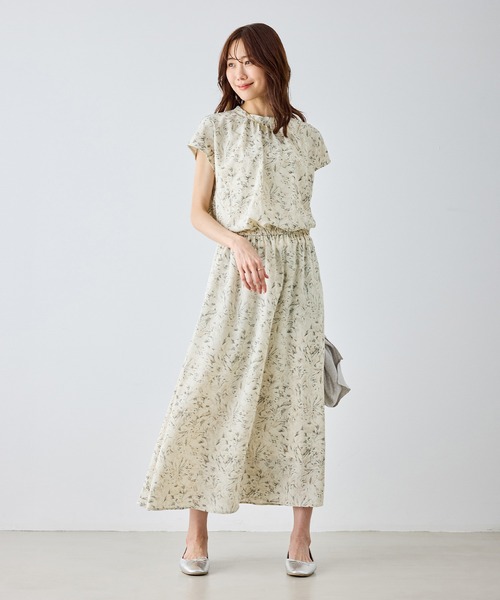 ROPE' PICNIC(ロペピクニック)の「【WEB限定サイズ】小花柄&線画アソートワンピース(ワンピース・レディース・キナリ/ブラック・M/TM/L)」の16枚目の写真