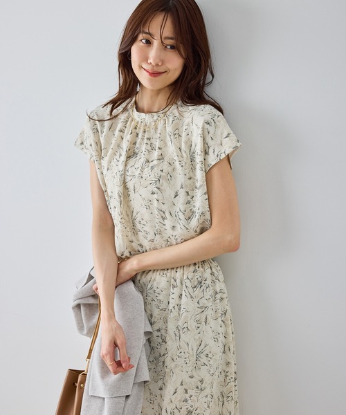 ROPE' PICNIC(ロペピクニック)の「【WEB限定サイズ】小花柄&線画アソートワンピース(ワンピース・レディース・キナリ/ブラック・M/TM/L)」の21枚目の写真