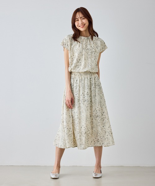 ROPE' PICNIC(ロペピクニック)の「【WEB限定サイズ】小花柄&線画アソートワンピース(ワンピース・レディース・キナリ/ブラック・M/TM/L)」の13枚目の写真