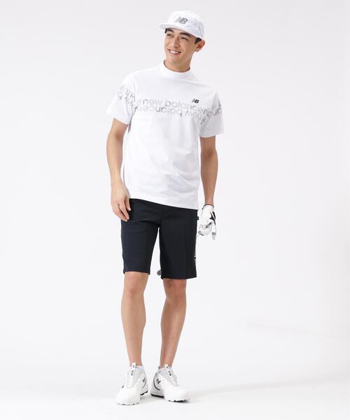 New Balance Golf(ニューバランスゴルフ)の「半袖 モックネック プルオーバー (MENS)(Tシャツ/カットソー・メンズ・ブラック/ブルー系その他/ホワイト・MEDIUM/LARGE/XX-LARGE/X-LARGE)」の7枚目の写真