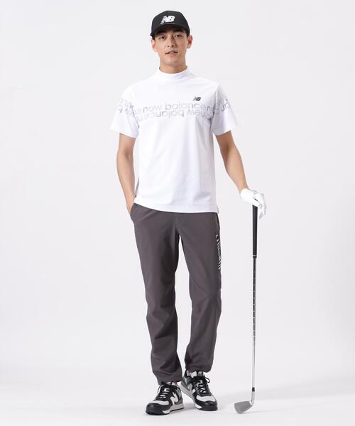 New Balance Golf(ニューバランスゴルフ)の「半袖 モックネック プルオーバー (MENS)(Tシャツ/カットソー・メンズ・ブラック/ブルー系その他/ホワイト・MEDIUM/LARGE/XX-LARGE/X-LARGE)」の8枚目の写真