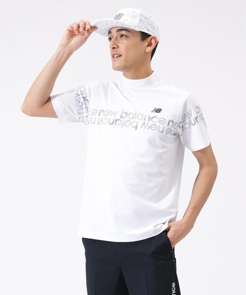New Balance Golf(ニューバランスゴルフ)の「半袖 モックネック プルオーバー (MENS)(Tシャツ/カットソー・メンズ・ブラック/ブルー系その他/ホワイト・MEDIUM/LARGE/XX-LARGE/X-LARGE)」の9枚目の写真