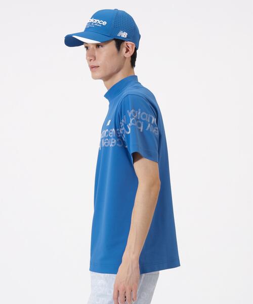 New Balance Golf(ニューバランスゴルフ)の「半袖 モックネック プルオーバー (MENS)(Tシャツ/カットソー・メンズ・ブラック/ブルー系その他/ホワイト・MEDIUM/LARGE/XX-LARGE/X-LARGE)」の18枚目の写真