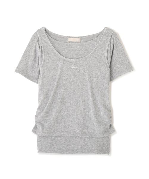 FREE'S MART(フリーズマート)の「◆針抜きテレコTシャツタンクセット(Tシャツ/カットソー・レディース・ネイビー/ホワイト/グレー・FREE)」の17枚目の写真