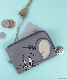 TOM&JERRY（トムアンドジェリー）の「【公式】TOM and JERRY　モノトーンフェイスポーチ（ポーチ）」