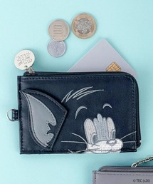 TOM&JERRY（トムアンドジェリー）の「【公式】TOM and JERRY　モノトーンフェイスポーチ（ポーチ）」