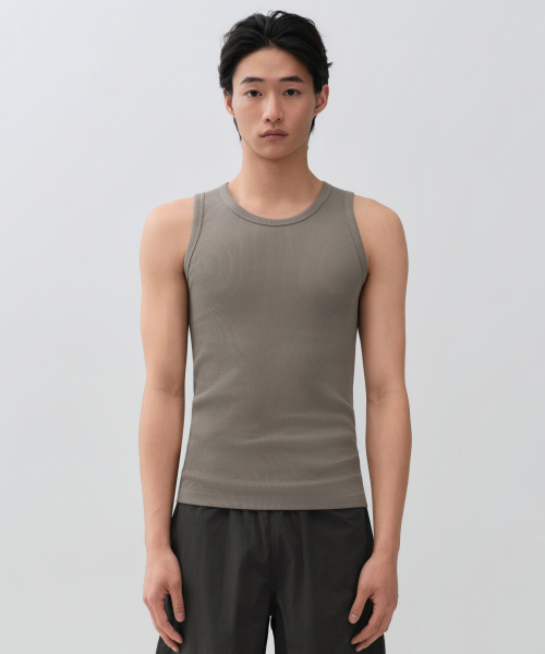 MUSINSA STANDARD（ムシンサスタンダード）の「[クールタンダード] エッセンシャルタンクトップ [トープ]（Tシャツ/カットソー・メンズ・その他・SMALL/MEDIUM/LARGE/X-LARGE/2XL/3XL）」の3枚目の写真