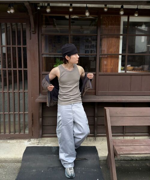 MUSINSA STANDARD（ムシンサスタンダード）の「[クールタンダード] エッセンシャルタンクトップ [トープ]（Tシャツ/カットソー・メンズ・その他・SMALL/MEDIUM/LARGE/X-LARGE/2XL/3XL）」の7枚目の写真