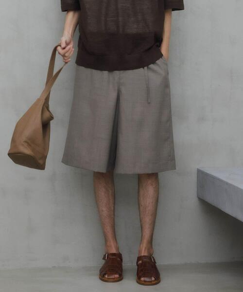 URBAN RESEARCH DOORS(アーバンリサーチドアーズ)の「T/W Tropical Wide Shorts(その他パンツ・メンズ・ブラウン/ブラック・MEDIUM/LARGE)」の16枚目の写真