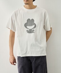REMI RELIEF（レミレリーフ）の「【REMI RELIEF】HARD SP加工20/-天竺レギュラーT(FROG)（Tシャツ/カットソー）」