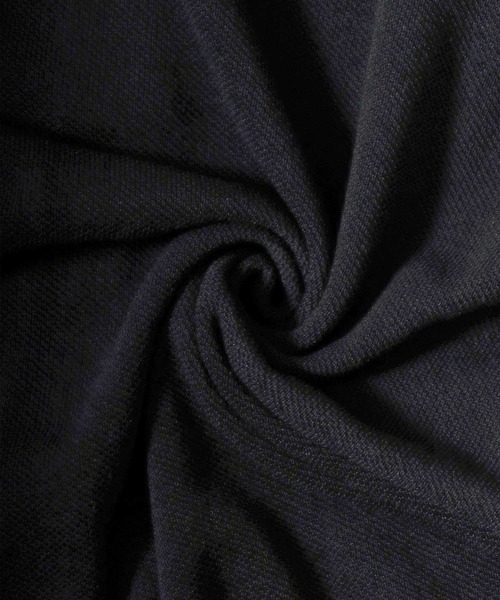 ANPAS(アンパス)の「Cooling Pique-Texture Knit Polo Cardigan / 14G 接触冷感 鹿の子編み ルーズシルエットニットポロカーデ 半袖 メンズ サマーカーディガン シンプル 無地(カーディガン/ボレロ・メンズ・ブラック/チャコールグレー/グレイッシュベージュ・M/L)」の16枚目の写真