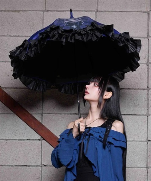 コラボアンブレラクロワール・ノワール（長傘）｜NIBBLE POISON
