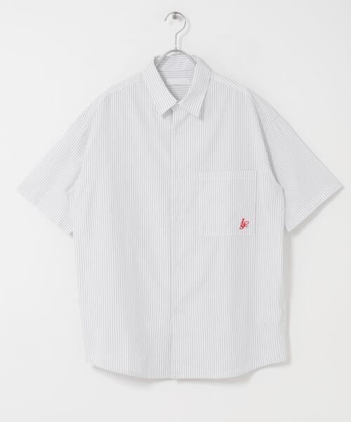 SENSE OF PLACE by URBAN RESEARCH(センスオブプレイスバイアーバンリサーチ)の「『別注』LOVE POP STUDIO×SENSE OF PLACE シャツ(シャツ/ブラウス・メンズ・ホワイト/ブルー・MEDIUM/LARGE)」の10枚目の写真