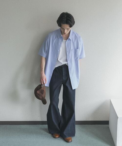 SENSE OF PLACE by URBAN RESEARCH(センスオブプレイスバイアーバンリサーチ)の「『別注』LOVE POP STUDIO×SENSE OF PLACE シャツ(シャツ/ブラウス・メンズ・ホワイト/ブルー・MEDIUM/LARGE)」の17枚目の写真