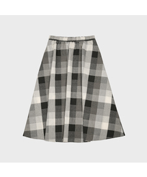 (w) patchwork skirt (3colors)