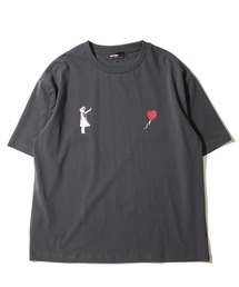 【BRANDALISED】冷感天竺 プリントクルーネックTシャツ