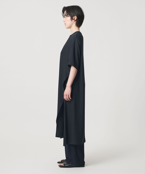 MARW UNITED ARROWS(マルゥ ユナイテッドアローズ)の「<MARW UNITED ARROWS>シフォン スリット ワンピース(ワンピース・レディース・ブラック/ネイビー/ロイヤルブルー・FREE)」の9枚目の写真