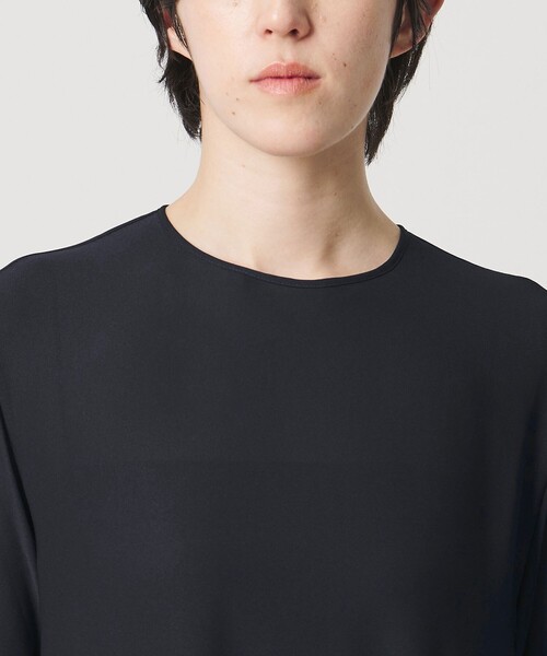 MARW UNITED ARROWS(マルゥ ユナイテッドアローズ)の「<MARW UNITED ARROWS>シフォン スリット ワンピース(ワンピース・レディース・ブラック/ネイビー/ロイヤルブルー・FREE)」の11枚目の写真