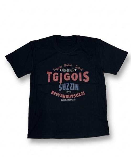 NANEA（ナネア）の「カレッジロゴ グラフィックプリントTシャツ（Tシャツ/カットソー・レディース・ネイビー/ブラック/アイボリー/ピンク/ホワイト・MEDIUM）」の11枚目の写真