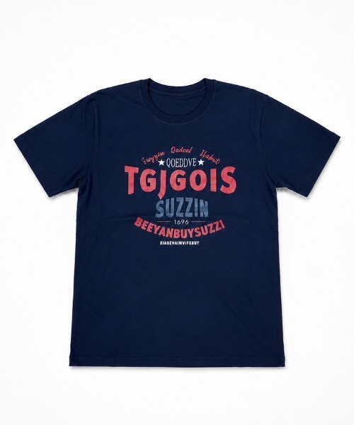 NANEA（ナネア）の「カレッジロゴ グラフィックプリントTシャツ（Tシャツ/カットソー・レディース・ネイビー/ブラック/アイボリー/ピンク/ホワイト・MEDIUM）」の12枚目の写真