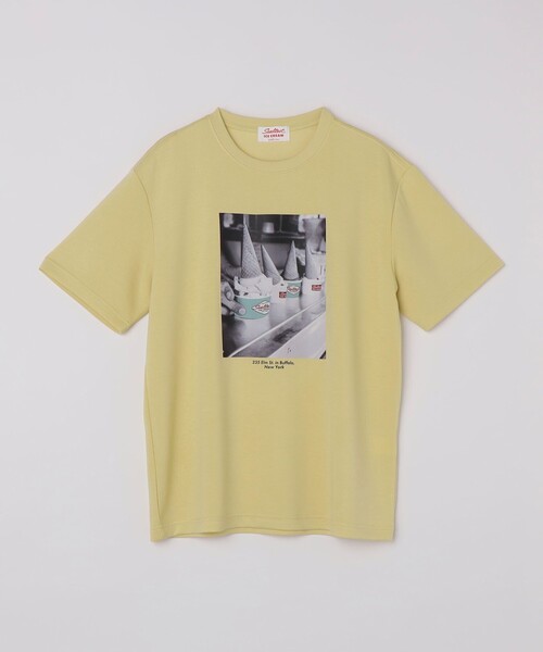SHIPS Colors(シップス カラーズ)の「SHIPS Colors:Sealtest(R) ICE CREAM プリント Tシャツ(Tシャツ/カットソー・メンズ・ライトホワイト/イエロー/ブラック・MEDIUM/LARGE/X-LARGE)」の6枚目の写真
