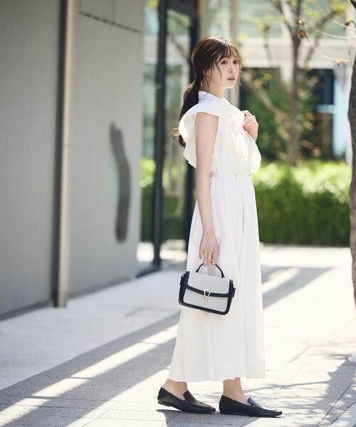PROPORTION BODY DRESSING(プロポーションボディドレッシング)の「【中川紅葉さん着用】フロントレースシャツワンピース / 1216240603(ワンピース・レディース・ホワイト/ネイビー/カーキ・SMALL/P/S/MEDIUM)」の17枚目の写真