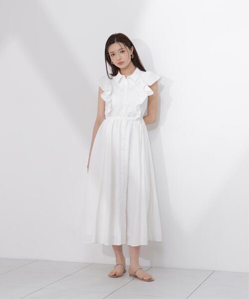 PROPORTION BODY DRESSING(プロポーションボディドレッシング)の「【中川紅葉さん着用】フロントレースシャツワンピース / 1216240603(ワンピース・レディース・ホワイト/ネイビー/カーキ・SMALL/P/S/MEDIUM)」の22枚目の写真