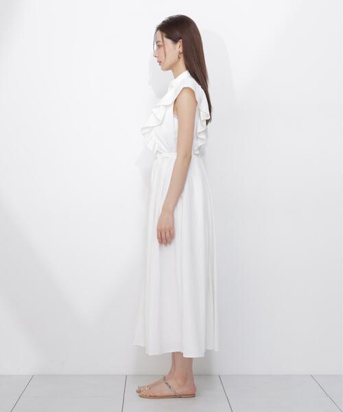 PROPORTION BODY DRESSING(プロポーションボディドレッシング)の「【中川紅葉さん着用】フロントレースシャツワンピース / 1216240603(ワンピース・レディース・ホワイト/ネイビー/カーキ・SMALL/P/S/MEDIUM)」の5枚目の写真