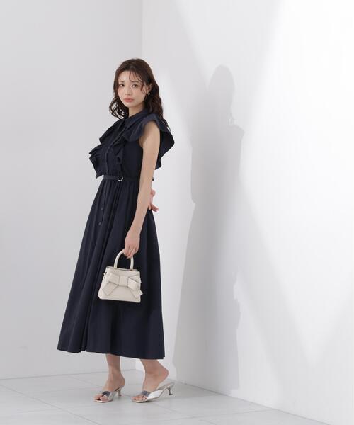 PROPORTION BODY DRESSING(プロポーションボディドレッシング)の「【中川紅葉さん着用】フロントレースシャツワンピース / 1216240603(ワンピース・レディース・ホワイト/ネイビー/カーキ・SMALL/P/S/MEDIUM)」の14枚目の写真