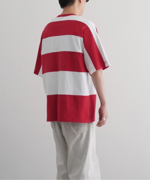 biscuithead(ビスケットヘッド)の「biscuithead But-2(Tシャツ/カットソー・メンズ・Red/Black・SMALL)」の3枚目の写真