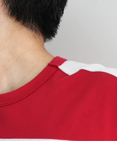 biscuithead(ビスケットヘッド)の「biscuithead But-2(Tシャツ/カットソー・メンズ・Red/Black・SMALL)」の4枚目の写真