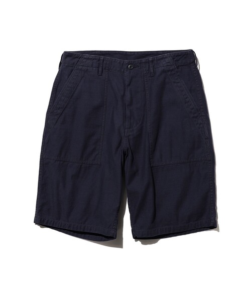 BEAMS PLUS（ビームスプラス）の「MIL Utility Shorts Reversed Sateen（その他パンツ・メンズ・ブラック/オリーブ/グリーン/ネイビー・SMALL/MEDIUM/X-LARGE/LARGE）」の4枚目の写真