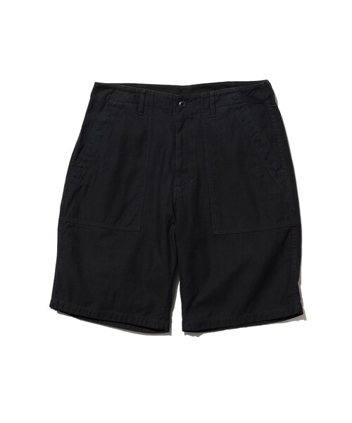 BEAMS PLUS（ビームスプラス）の「MIL Utility Shorts Reversed Sateen（その他パンツ・メンズ・ブラック/オリーブ/グリーン/ネイビー・SMALL/MEDIUM/X-LARGE/LARGE）」の2枚目の写真