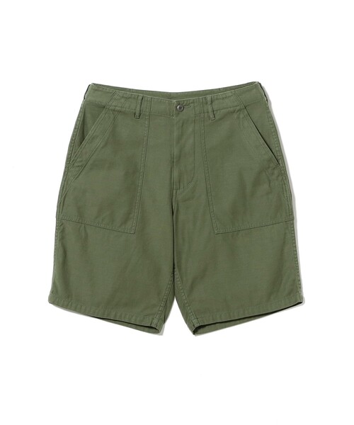 BEAMS PLUS（ビームスプラス）の「MIL Utility Shorts Reversed Sateen（その他パンツ・メンズ・ブラック/オリーブ/グリーン/ネイビー・SMALL/MEDIUM/X-LARGE/LARGE）」の21枚目の写真