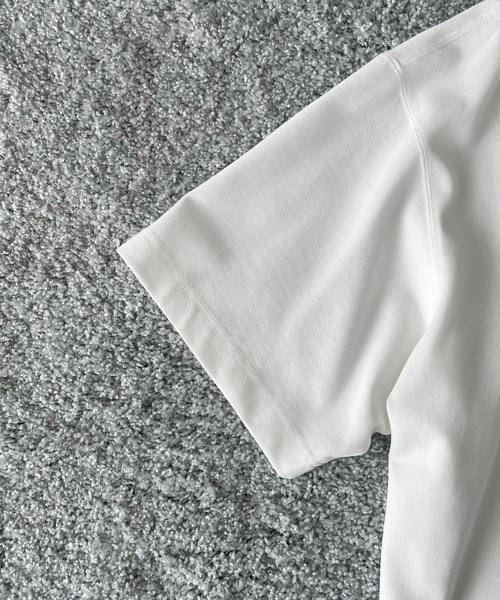 NEONSIGN(ネオンサイン)の「NEONSIGN Unfinished polo "hcs"(ポロシャツ・メンズ・ブラック/オフホワイト・44)」の10枚目の写真