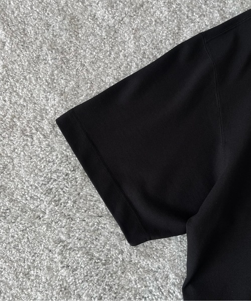 NEONSIGN(ネオンサイン)の「NEONSIGN Unfinished polo "hcs"(ポロシャツ・メンズ・ブラック/オフホワイト・44)」の18枚目の写真