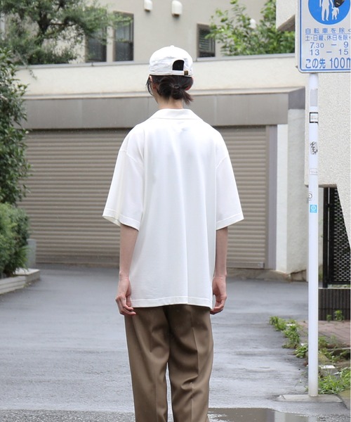 NEONSIGN（ネオンサイン）の「NEONSIGN Unfinished polo "hcs"（ポロシャツ・メンズ・ブラック/オフホワイト・44）」の20枚目の写真