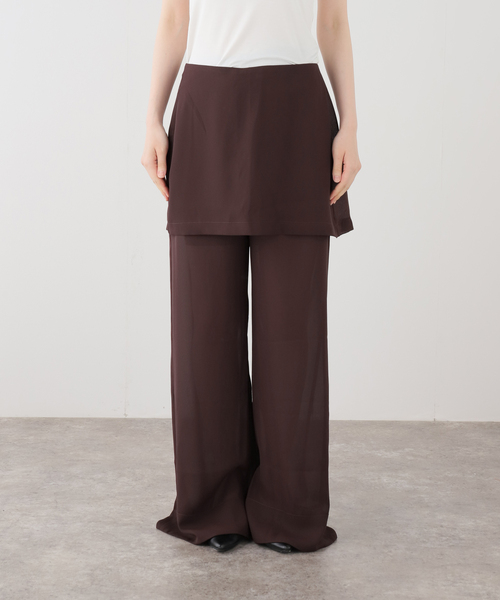 Deuxieme Classe(ドゥーズィエムクラス)の「【BY SLOAN/バイ スローン】Georgette Combination Trouser(その他パンツ・レディース・ブラウン・36/38)」の17枚目の写真