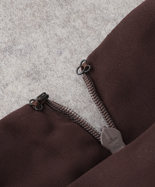 Deuxieme Classe(ドゥーズィエムクラス)の「【BY SLOAN/バイ スローン】Georgette Combination Trouser(その他パンツ・レディース・ブラウン・36/38)」の5枚目の写真