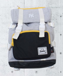 SHISKY（シスキー）の「NY ロゴ刺繍 フラップ式 キッズ　バックパック（YK-MBBKM08）（バックパック/リュック）」