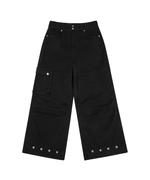 AAKAM(アーカム)の「Cowboy Chaps Cotton Pants (Black)(その他パンツ・レディース・その他・1/2)」の2枚目の写真