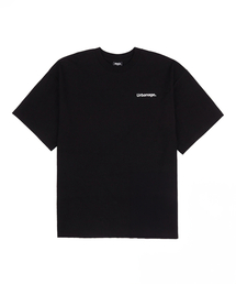 ベーシックロゴオーバー半袖Tシャツ_ブラック