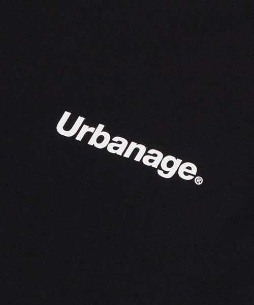 URBANAGE(アーバンエイジ)の「ベーシックロゴオーバー半袖Tシャツ_ブラック(Tシャツ/カットソー・レディース・その他・MEDIUM/LARGE)」の3枚目の写真
