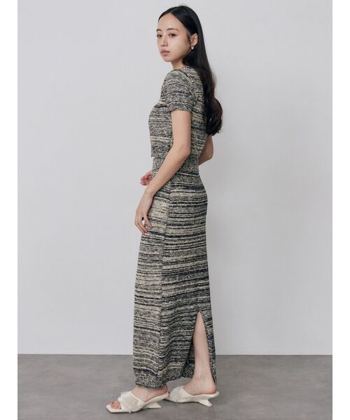 MURUA(ムルーア)の「【セットアップ対応】メランジニットタイトスカート 夏服(スカート・レディース・ホワイト/オレンジ・FREE)」の11枚目の写真
