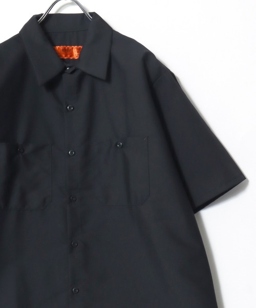 RED KAP（レッドキャップ）の「2026SS RED KAP/レッドキャップ INDUSTRIAL S/S WORK SHIRT インダストリアル ワークシャツ（シャツ/ブラウス・メンズ・ネイビー/ブラウン/ブラック/チャコール・M/L/XL）」の2枚目の写真