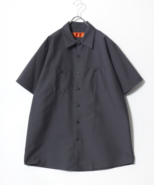 RED KAP（レッドキャップ）の「2026SS RED KAP/レッドキャップ INDUSTRIAL S/S WORK SHIRT インダストリアル ワークシャツ（シャツ/ブラウス・メンズ・ネイビー/ブラウン/ブラック/チャコール・M/L/XL）」の7枚目の写真