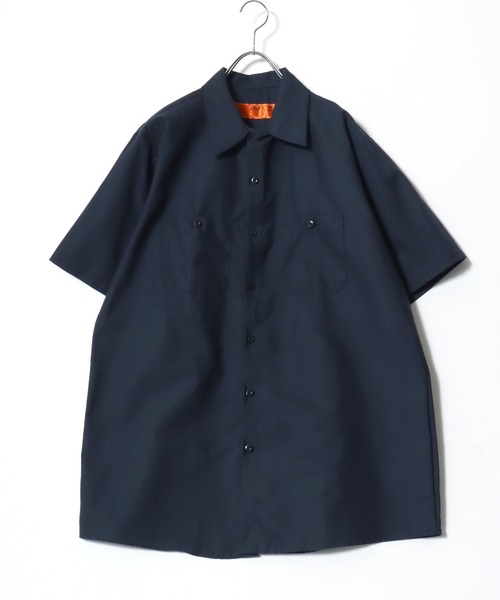 RED KAP（レッドキャップ）の「2026SS RED KAP/レッドキャップ INDUSTRIAL S/S WORK SHIRT インダストリアル ワークシャツ（シャツ/ブラウス・メンズ・ネイビー/ブラウン/ブラック/チャコール・M/L/XL）」の9枚目の写真
