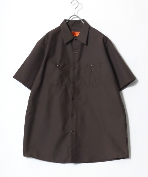 RED KAP（レッドキャップ）の「2026SS RED KAP/レッドキャップ INDUSTRIAL S/S WORK SHIRT インダストリアル ワークシャツ（シャツ/ブラウス・メンズ・ネイビー/ブラウン/ブラック/チャコール・M/L/XL）」の11枚目の写真